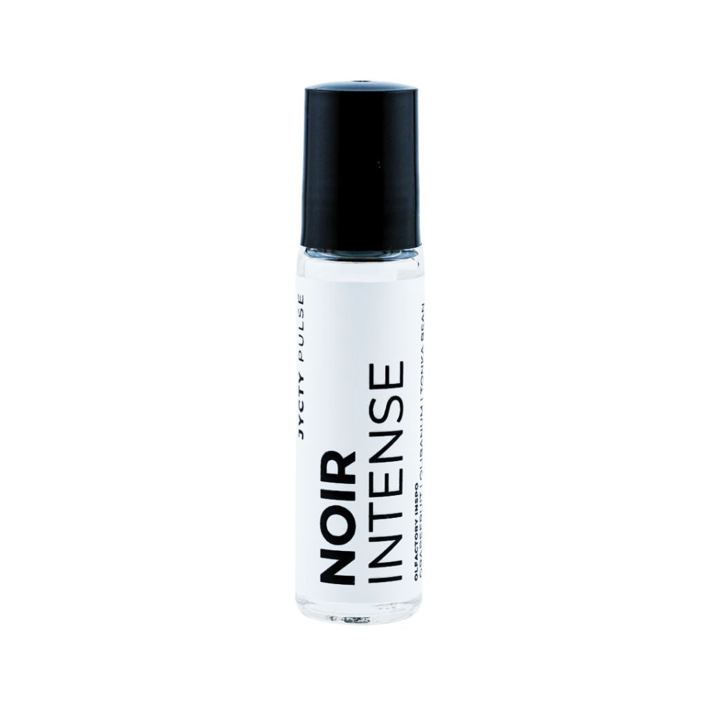 Roll-on bottle labeled 'Noir Intense' on a white background